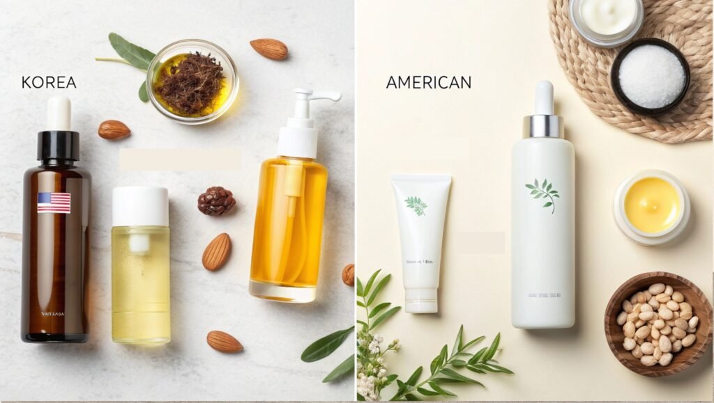 Understanding the Core Philosophy of Korean vs. American Skin Care