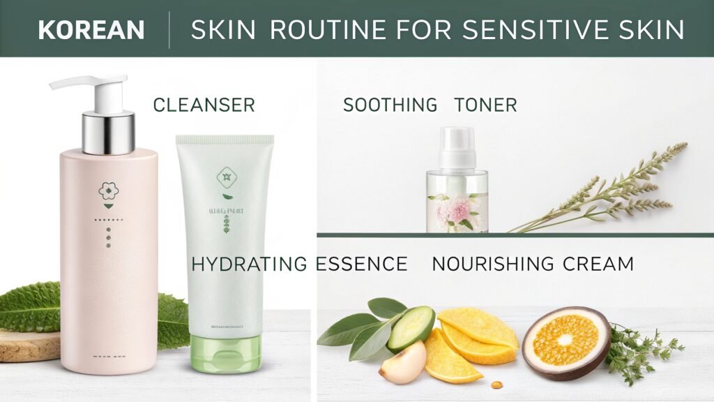 Sample Korean Skin Care Routine for Sensitive Skin