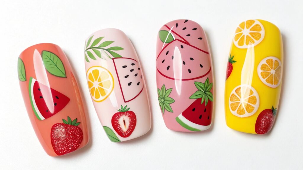 Trending Fruit-Themed Nail Art for Summer 2025
